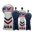 thumbnail image 3 of 6 Piezas de material cuero PU de Cubierta para golf Accesorios Resistentes Arañazos Sharpla Sports Golf Headcover, 3 of 8