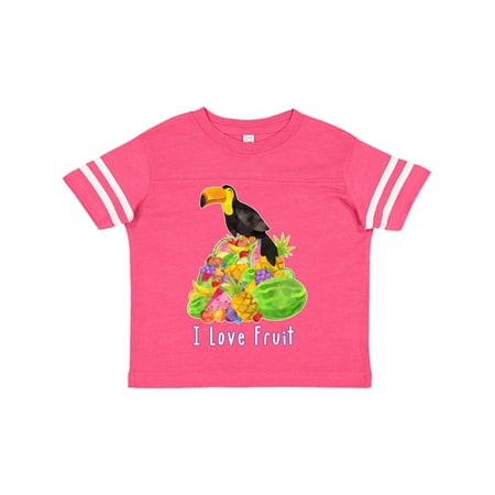 

Inktastic I Love Fruit Toucan Gift Toddler Boy or Toddler Girl T-Shirt