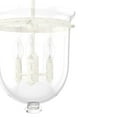thumbnail image 4 of Hunter - Belltown 3-light Rustic White, Medium Size Pendant Light, Dimmable, Transitional Style, Urn Shaped, for Bedrooms, Dining, Living Rooms - 19312, 4 of 8