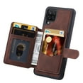 thumbnail image 2 of Nalacover Case Compatible with Samsung A12 , Detachable Wallet Pocket with Credit Card Holder, Back Flip Premium Leather Magnetic Clasp Kickstand Cover For Samsung Galaxy A12 ,Coffee, 2 of 7
