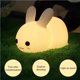 thumbnail image 2 of Yuarrent Lámpara táctil de silicona de conejo, luces recargables nocturnas con brillo, Sensor práctico para niños y bebés, hogar Iluminación y accesorios, 2 of 6