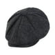 thumbnail image 3 of Sombrero Vendedor De Periódicos Gorra De Clásica Otoño Tweed Sombrero Sombreros Hombres Británicos Planos Gris oscuro jinwen Sombrero de boina, 3 of 8