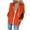 Orange, variant on Viikei Women's Hooded Sweatshirt Long Sleeve Pullover Hoodies for Women Fashion Women Casual Hooded Slim Zipper Fleece Sweater Coat