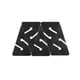 thumbnail image 3 of Wosthever 5 uds Logos geometría tres plástico señal segura que indica pequeño ligero reemplazo de señal bajo el agua Deportes acuáticos Negro, 3 of 6