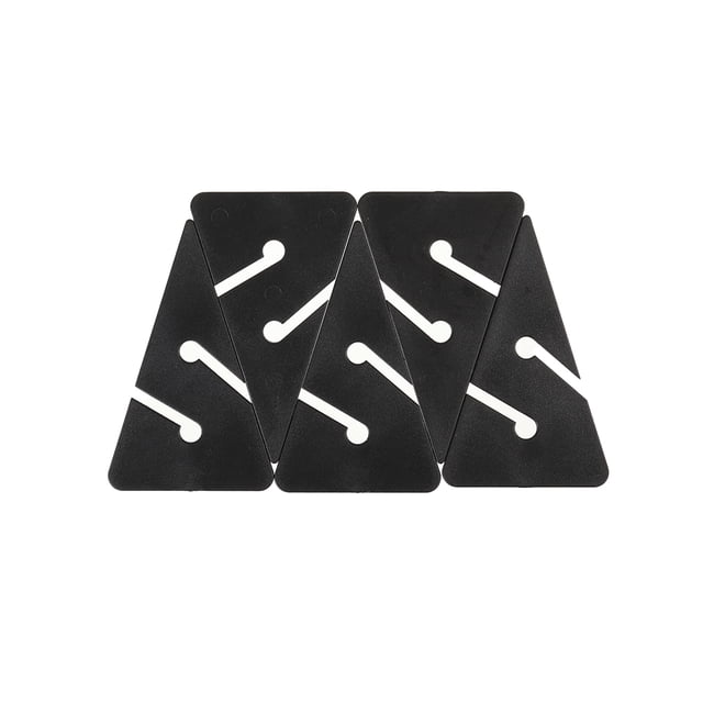 ruzhgo 5pcs Logos Trois Signal Rappelant Indiquant Léger Portable Signe Universel de Remplacement Plongée Natation Orange Noir