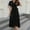 QR1-Black, variant on Meichang Women's Velvet Dress Short Sleeve V Neck Wrap Wedding Guest Dresses formal Party Midi Dress Retro Cocktail Dresses with Belt