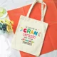 thumbnail image 3 of It's Takes A Big Heart To Shape Little Minds bolso de hombro con estampado español, bolso de compras femenino, bolso de viaje, bolsa de libros, regalo para profesores, 3 of 5