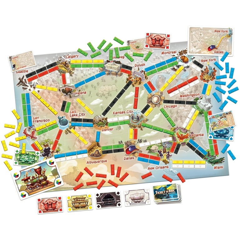 Ticket to Ride: First Journey (Europe), Board Game