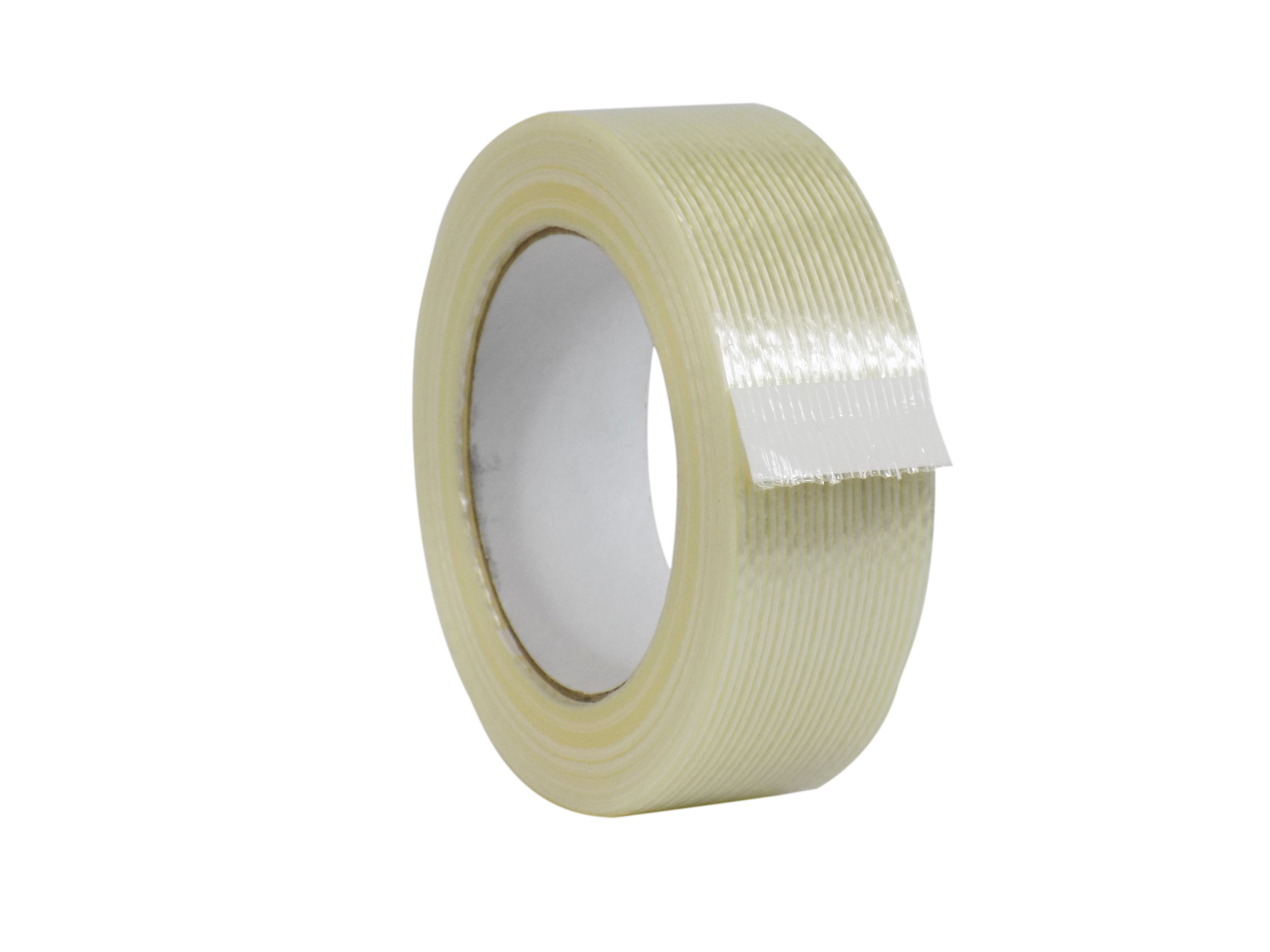 Pack of 1 Filaments Run Lengthwise 1/2 in MAT Commodity Grade Fiberglass Reinforced Filament Strapping Tape Wide x 60 yds. 
