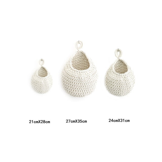 Cesta de Frutas para Cocina,Cestas de Frutas Vegetales de Pared Colgantes Hechas de Yute Natural para Cebolla Ajo Producir Almacenamiento,Decoración de Interiores Moderna Escandinava,Cesta de Frutas C