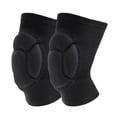 thumbnail image 5 of Rodilleras deportivas, prevención de colisiones para deportes al aire libre, correr, gimnasio, baloncesto, voleibol (negro, 1 par), 5 of 5