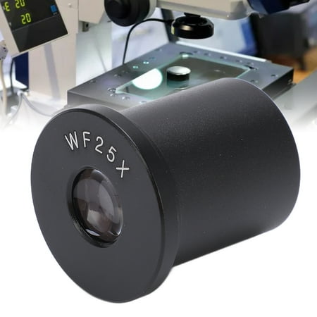 

Zerone Eyepiece Aperture Lens Microscope Lens WF25X Biological Wide Angle Eyepiece Microscope Wide Field Eyepiece Lens