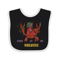 Inktastic Mardi Gras Come at Me Breaux Crayfish Boys or Girls Baby Bib
