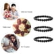thumbnail image 5 of Pulsera de cuentas de piedra natural, cadena de mano simple de lava, accesorios naturales, 5 of 6