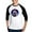 Black/White, variant on CafePress - Labrador Retriever Christmas Baseball Jersey - Cotton Baseball Jersey, 3/4 Raglan Sleeve Shirt