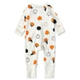 thumbnail image 3 of WIBACKER Halloween Cotton Baby Convertible Footie Pajamas, Sleep and Play Footless Zipper Sleeper for Unisex Baby Boys Girls 6-9M, 3 of 10