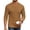 Brown, variant on Men's Henley Shirts Long Sleeve Basic Waffle Pique Pullover T-Shirt with Pocket