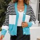 thumbnail image 1 of Pntutb moda mujer Casual cuello pico manga larga otoño suéter cárdigan blusa botón Pullver tops Pntutb Pntutb-6029, 1 of 9