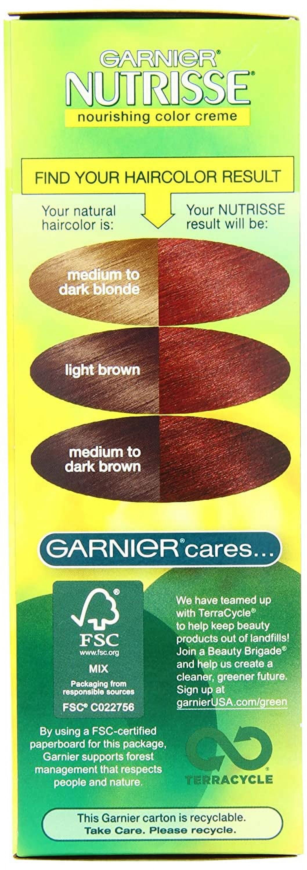 Garnier Nutrisse Nourishing Color Creme, True Red [66] 1 ea (Pack of 3)
