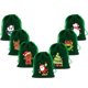 thumbnail image 4 of Bolsas de terciopelo de Feliz Navidad, bolsas de embalaje de joyería de Boutique con cordón verde, bolsas de regalo de dulces, Favor, 9x12, 13x18cm, 4 piezas por lote, 4 of 4