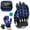 Right hand blue, variant on Rehabilitation Robot Gloves Upgrade Stroke Hand Therapy Equipment, Automatic Hand Trainer Gloves with USB Chargeable