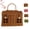 #C, variant on Rattan House Basket, House Shaped PP Rattan Basket with Lid & Handle, Vintage Woven Container for Daily Storage (#D)