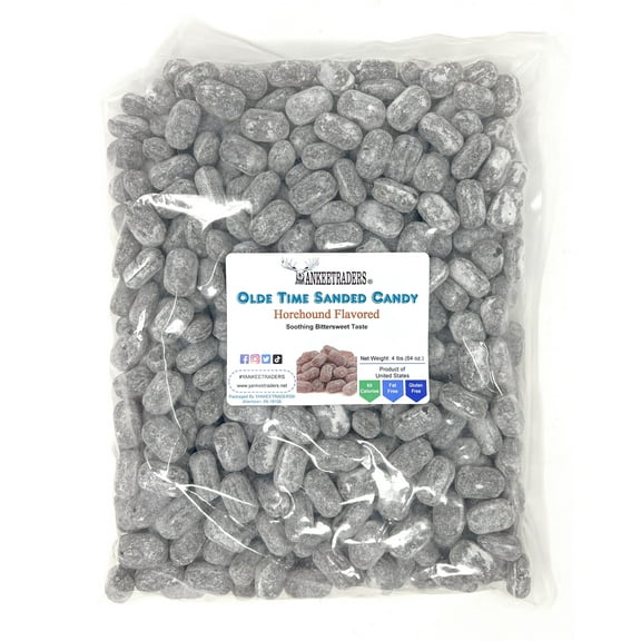 Olde Time Horehound Sanded Candy Drops ~ 4 lbs.