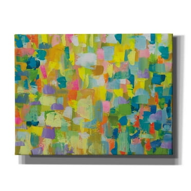 Epic Graffiti 'Merrymaking' by Jeanette Vertentes, Canvas Wall Art, 34"x26"