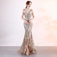 thumbnail image 4 of Vestido de noche para mujer, escote en V, sexy, para fiestas nocturnas, cenas, anfitrionas, 4 of 5
