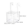 thumbnail image 2 of LABSERRON Ornamental Fish Incubator Improve Juvenile Fish Survival Rate 2Pcs 3.93X3.93X4.33In, 2 of 10