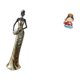 thumbnail image 5 of Figura de escritorio, figura africana, arte artesanal, escritorio coleccionable, estatua de dama tribal, estatua de madre, adorno de resina adecuado p, 5 of 8