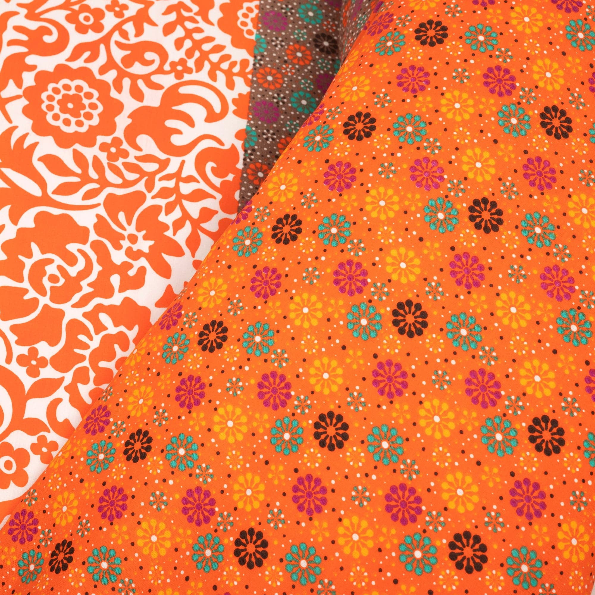 Lush Decor Royal Empire Duvet Cover - Tangerine - Full/Queen