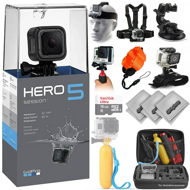 GoPro HERO5 Session - Waterproof Digital Action Camera for Travel with 4K  HD Video 10MP Photos