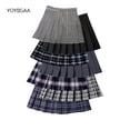 thumbnail image 2 of Falda plisada de verano para mujer, faldas a cuadros de cintura alta para mujer, minifalda de baile de estilo pijo para chicas, faldas elegantes de moda para mujer Tan Jianjun unisex, 2 of 2