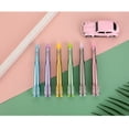 thumbnail image 1 of Bolígrafo de gel con forma de misil iluminado por LED de 12 ml, tinta recargable, artículos de papelería para niños y estudiantes, útiles de oficina, paquete de 6., 1 of 7