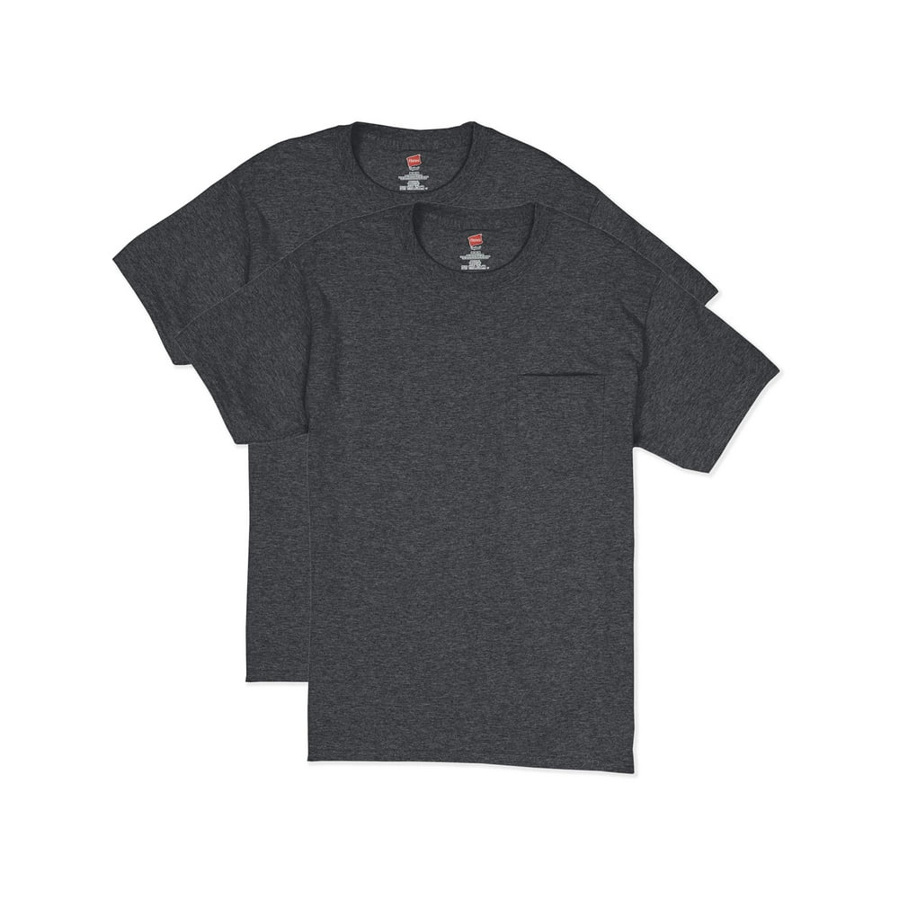 Hanes Hanes Men's Short Sleeve Pocket Tee Value Pack (2pack)