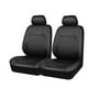 thumbnail image 4 of Funda de asiento de coche de una sola línea con cuadros de diamantes, cuero acolchado, cuero sintético PU, 4 of 5