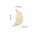 thumbnail image 5 of YIEMEEN Artificial Dumpling Set 6Pcs Simulation Dumplings Models for Food Photography Props and Party Decoration, 5 of 10