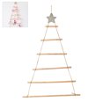 thumbnail image 2 of Adorno De árbol De Navidad En Niveles, Adornos Colgantes De Madera Con Estrella Y Cuerda, Decoración De árbol De Navidad De Madera, Decoración De Pared Para árbol De Navidad, 2 of 8