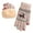 Khaki, variant on Teen Girls Breathable Gloves Warm Winter Fawn Gloves Women'S Knitted Plus Velvet Thickened Autumn and Winter Warm Pattern Gloves Adult Gloves(Navy,One Size)
