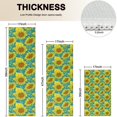thumbnail image 4 of Blue Yellow Sunflower Pattern Kitchen Rugs Sets Of 3,Kitchen Runner Rugs Non Skid Washable,Decorative Kitchen Floor Mats for Kitchen,Sink,Laundry,17"x30"+ 17"x47" + 17"x59", 4 of 6