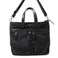 thumbnail image 1 of Pre-Owned Prada Tote Bag Handbag Nylon Leather 2VG860 PRADA 2-way Shoulder Black, 1 of 18