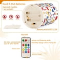 thumbnail image 5 of Yayeee Flameless Candles with Remote Flickering Battery Operated Multi Color Changing, Simple Shapes, 5 of 7
