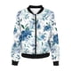 thumbnail image 4 of Puntoco Abrigo Casual De Manga Larga Con Estampado Floral Y Cremallera Con Bolsillo Y Cuello Alto Para Mujer Puntoco Puntoco-1, 4 of 4