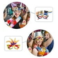 thumbnail image 3 of Gafas de Fiesta Billuyoard DIY Plume Marco Carnaval Fiestas Temáticas Disfraz Fiesta Favores Gafas Foto Prop Carta Type3 NO3, 3 of 6