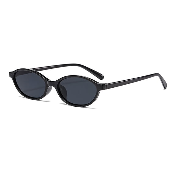 New minimalist retro small-frame oval sunglasses
