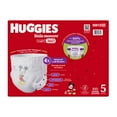 thumbnail image 3 of Huggies Little Movers HuggFit 360° Baby Diapers with 360° Waistband, Size 3-7, Count 136-70, 3 of 8