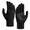 Black, variant on Men's Winter Merino Wool Lined Knitted Gloves – Non-slip Touchscreen Compatible, Windproof Thermal for Running Driving & Cycling Gift