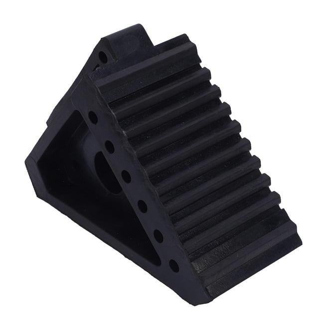 Cale de Roue en Caoutchouc, Multifonctionnelle 6.9 X 3.9 X 5.9 Po Cale de Roue en Caoutchouc Robuste Friction Améliorée Légère pour Voiture