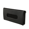 thumbnail image 2 of KQJQS Car Visor Tissue Holder, Leather Napkin Cover, Paper Tissue Dispenser for Visor & Backseat, Vehicle（Black） ﻿, 2 of 5